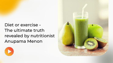 Fresh green salad bowl with blurred background