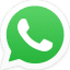 WhatsApp green icon on white background