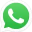 WhatsApp green icon on white background
