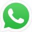 WhatsApp green icon on white background